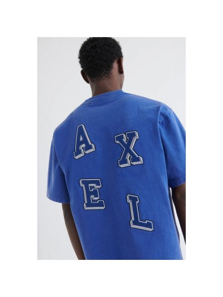 Camisa con bordado Axel Arigato azul