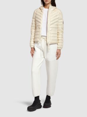 Piumino di nylon Moncler bianco