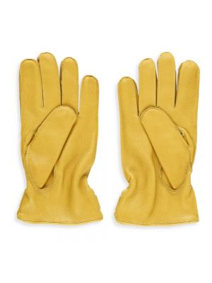 Rękawiczki Orciani żółte