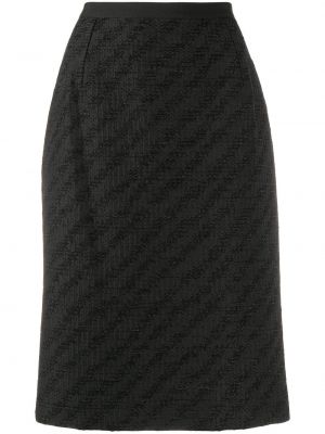 Falda de tubo ajustada Dolce & Gabbana negro