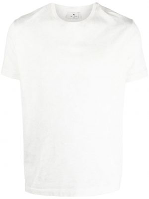 Памучна тениска с принт с пейсли десен Etro