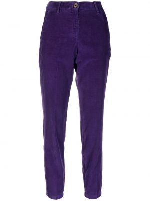 Pantaloni de catifea cord slim fit Jacob Cohën violet