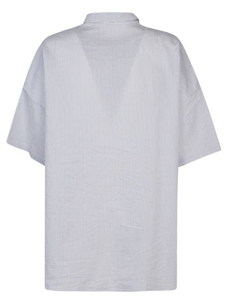 Camicia di seta di cotone Apuntob bianco