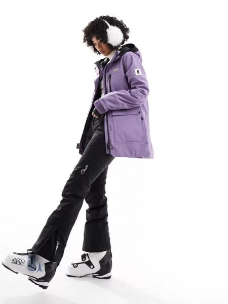 Утепленная горнолыжная куртка Planks фиолетовая