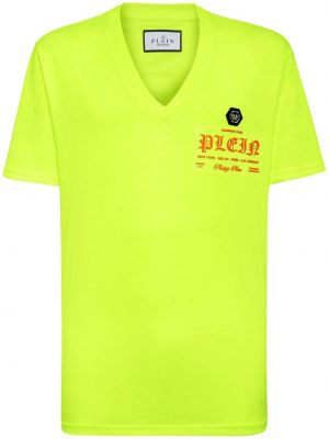 T-shirt à imprimé Philipp Plein jaune