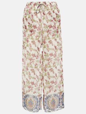 Pantalones rectos con estampado Etro