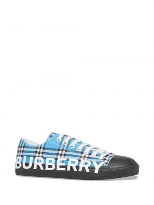 Zapatillas con estampado Burberry azul