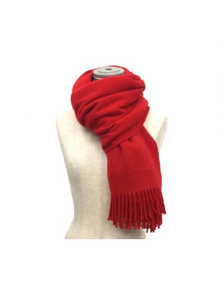 Bufanda de cachemir Hermès Vintage rojo