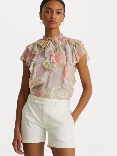 Короткая блузка с коротким рукавом Lauren Ralph Lauren