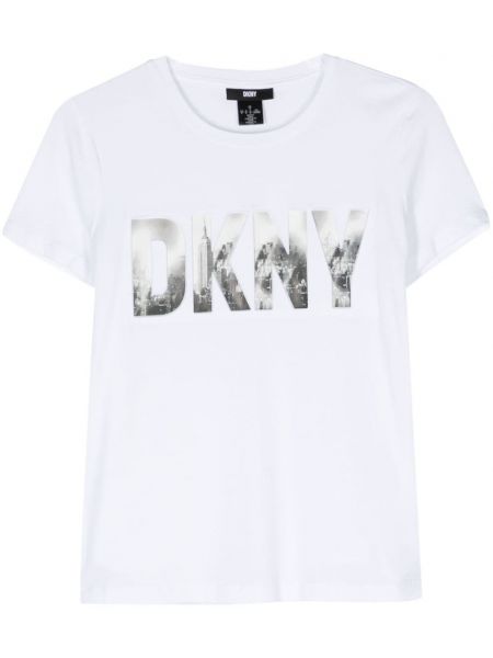 T-shirt aus baumwoll Dkny