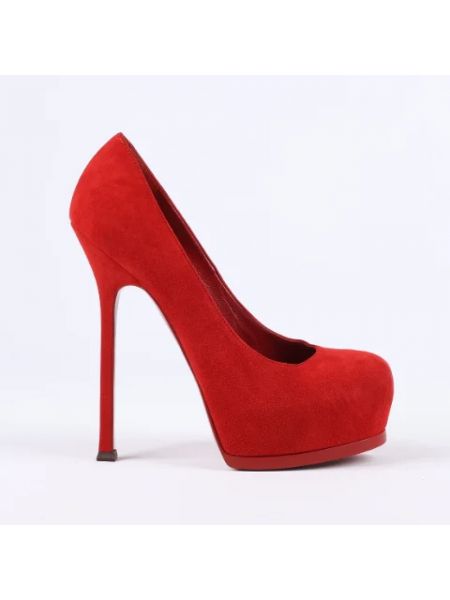 Calzado retro Yves Saint Laurent Vintage rojo