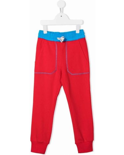 Běžecké kalhoty The Marc Jacobs Kids, červená
