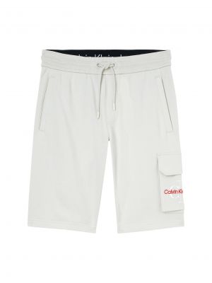 Pantalon cargo Calvin Klein Jeans blanc