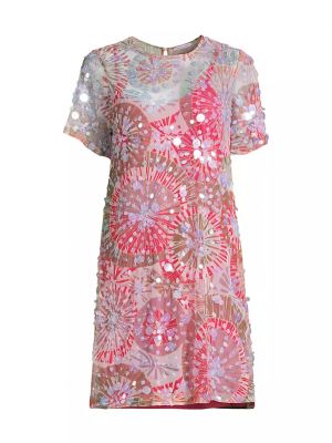 Платье мини с пайетками Frances Valentine