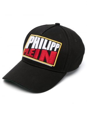 Cappello con visiera ricamato Philipp Plein nero