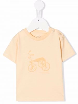 T-shirt con stampa Knot arancione