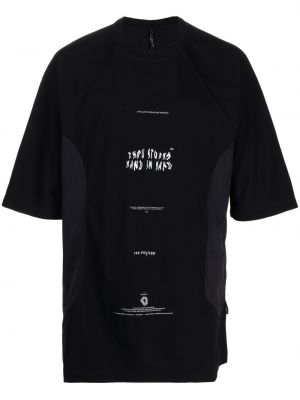 T-shirt aus baumwoll mit print Iso.poetism schwarz