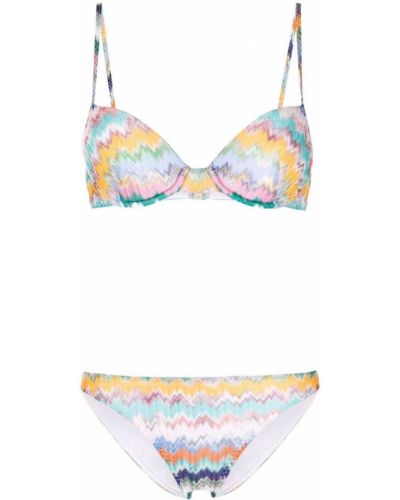 Bikini con estampado Missoni Mare azul