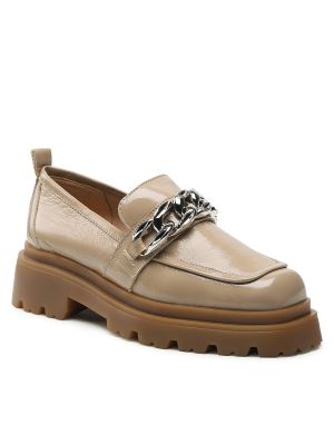 Loafers chunky Palazzo beige
