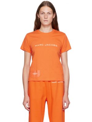 Футболка Marc Jacobs оранжевая