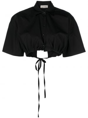Bavlnená košeľa Laneus čierna