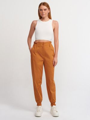 Kalhoty Dilvin oranžové