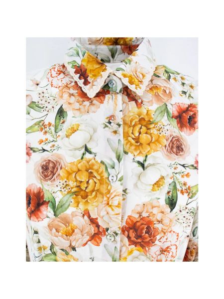 Vestido de algodón de flores con estampado Mc2 Saint Barth