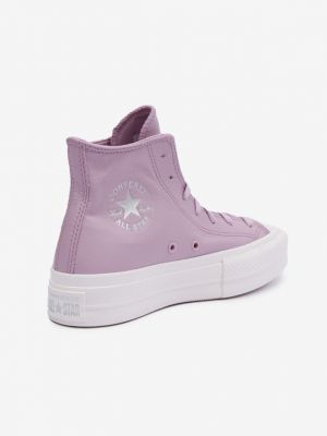 Csillag mintás sneakers Converse Chuck Taylor All Star lila