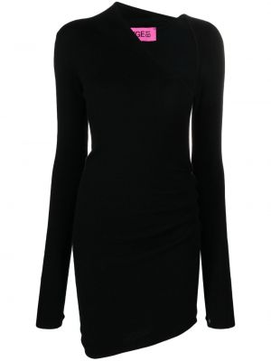 Černé kašmírové mini šaty Gauge81