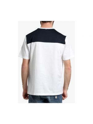 Camisa de algodón con bolsillos Herno blanco