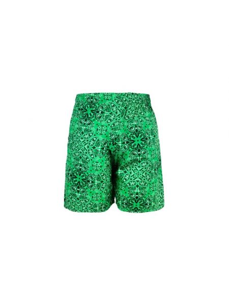 Pantalones cortos con estampado de cachemira Garment Workshop verde