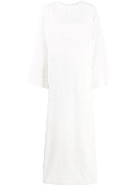 Макси рокля Saint Laurent бяло