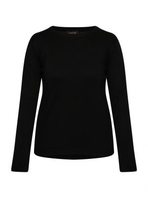 Пуловер Usha Black Label черно