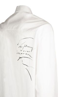 Koszula bawełniana Ann Demeulemeester biała