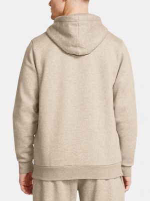 Fleece hoodie Under Armour braun