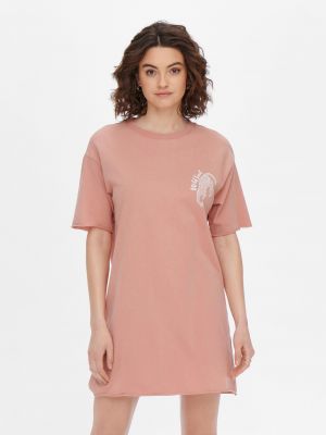 Mini šaty s potiskem Only růžové