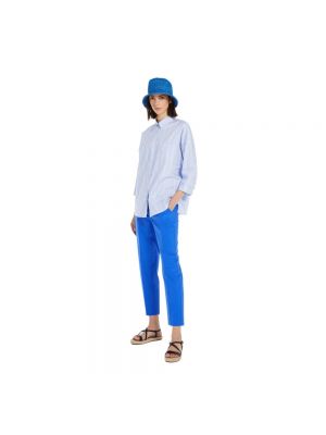 Pantalones chinos Max Mara azul