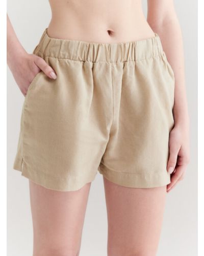 Shorts large Americanos beige