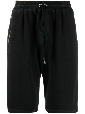 Pantalones cortos deportivos con cordones Roberto Collina negro