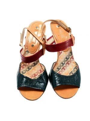 Sandały trekkingowe skórzane retro Celine Vintage