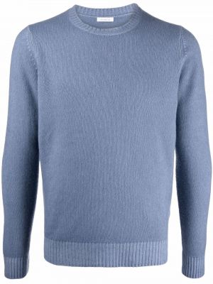 Jersey de cachemir de tela jersey con estampado de cachemira Malo azul