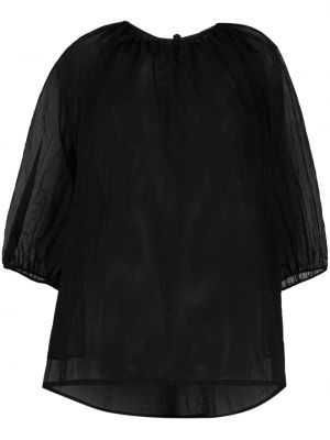 Прозрачна блуза Uma Wang черно
