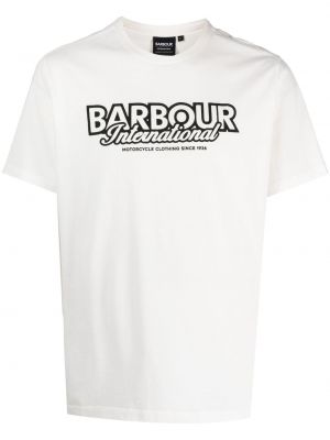 Памучна тениска с принт Barbour