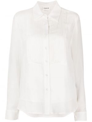 Копринена риза P.a.r.o.s.h. бяло