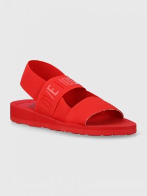 Červené sandály Love Moschino