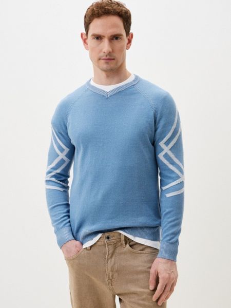 Пуловер Jc Just Clothes голубой