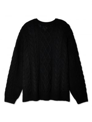 Sweter wełniany Westfall czarny