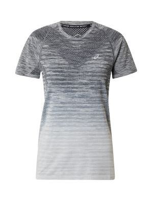 T-shirt in maglia Asics grigio