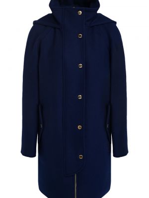 Dlouhý kabát Love Moschino - Modrá