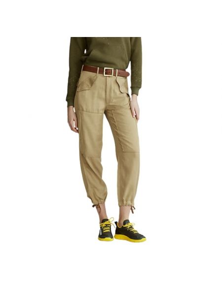 Spodnie Polo Ralph Lauren brązowe